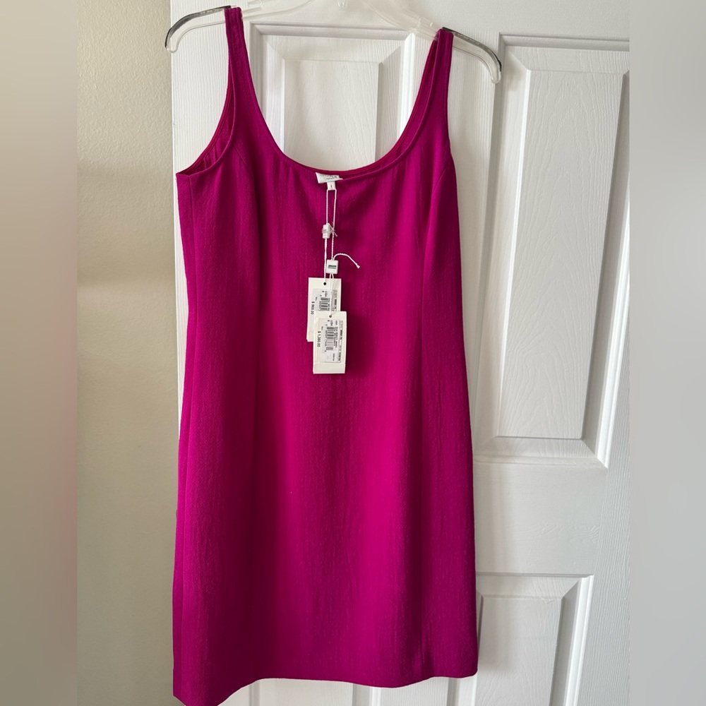 NWT ARMANI COLLEZIONE DRESS W JACKET size 8, Magenta - Picture 13 of 16